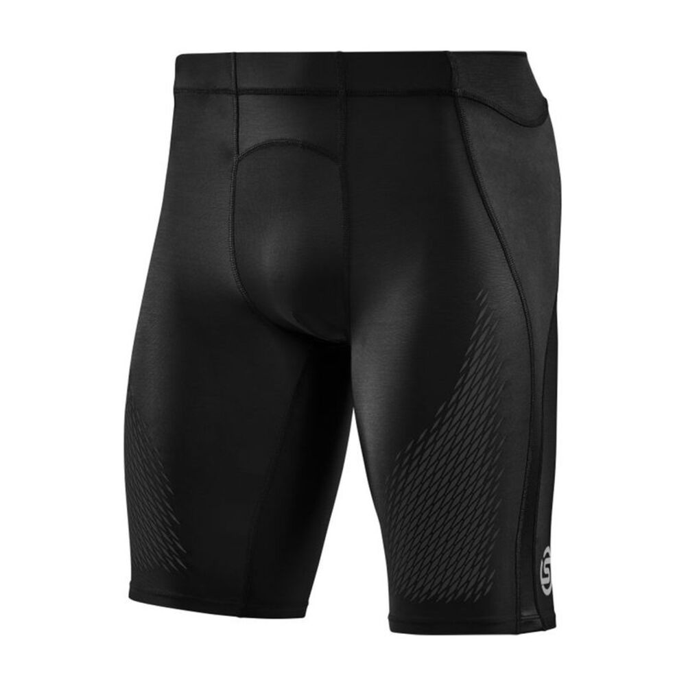 Skins Mens Skinny Cycling Shorts / Black